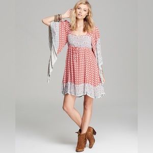 Free People Heart of Gold mini tunic dress